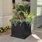 Mayne Fairfield 28in Square Planter - Black 8800-B - alternate 1